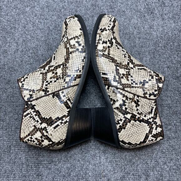 Aetrex Womens Ankle Boots Animal Print Size 37 - Picture 4 of 9